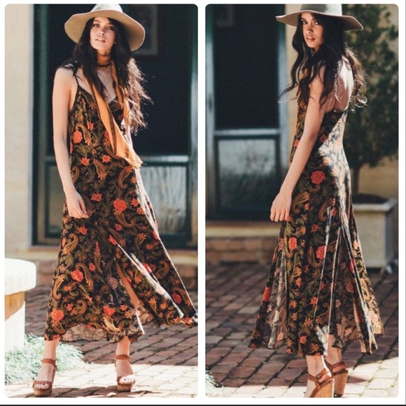 Spell & The Gypsy Collective Noir Etienne Strappy Dress Size XS - Picture 1 of 13